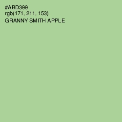 #ABD399 - Granny Smith Apple Color Image